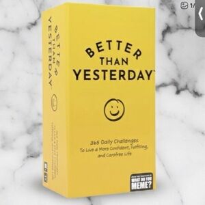 New Better Than Yesterday Mindfulness Game
